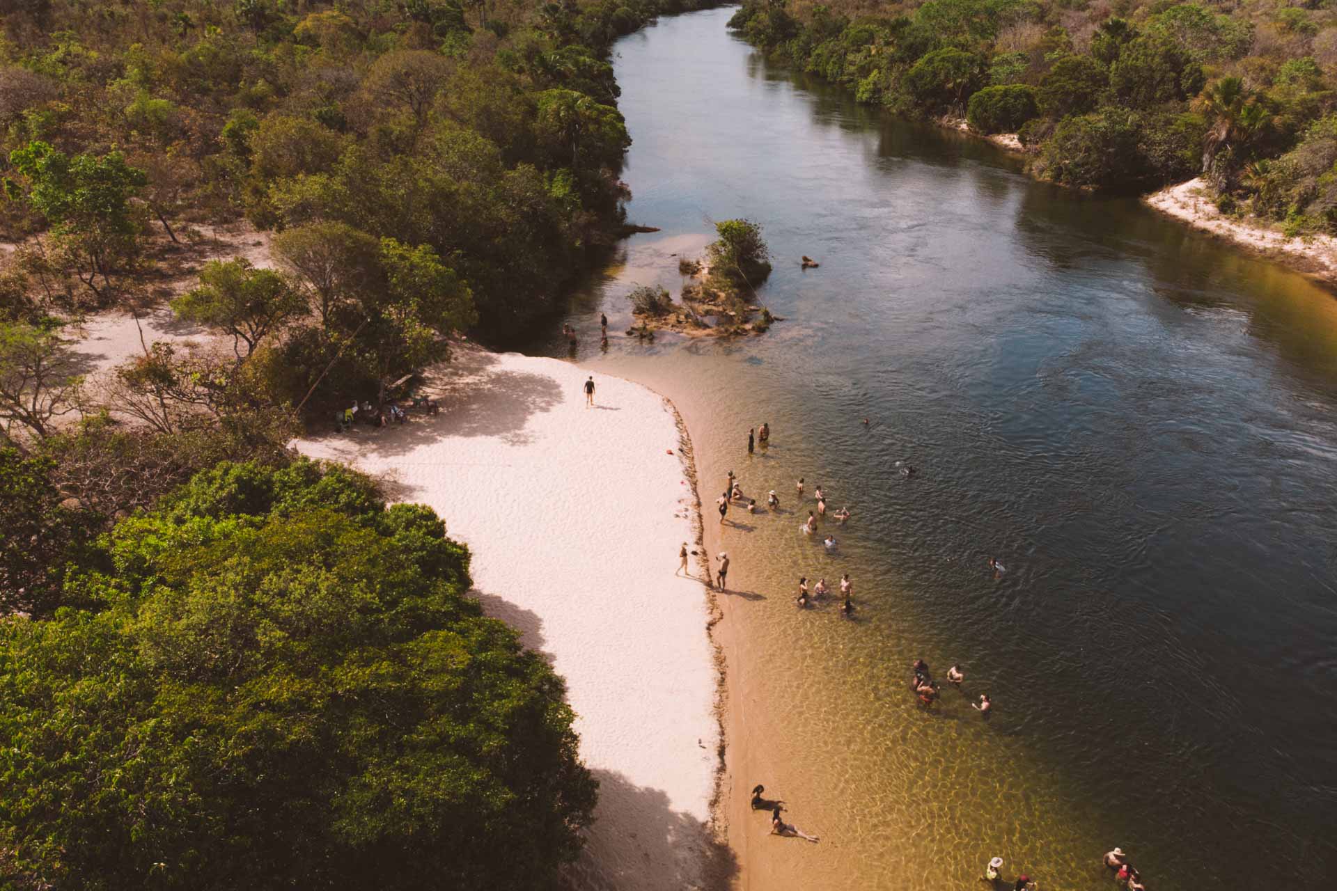 Praia do Jalapão Rio Novo Tocantins