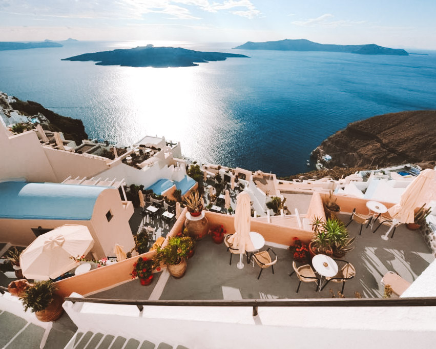 onde ficar em santorini barato