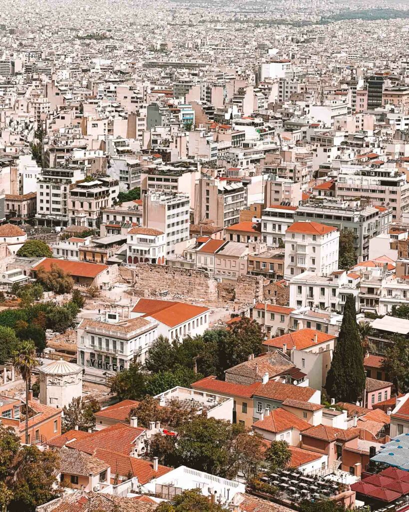 atenas vista de cima