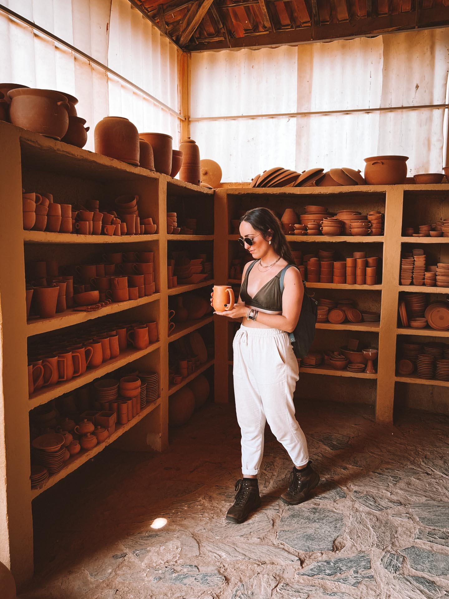 Fábrica de cerâmica na Serra da Capivara