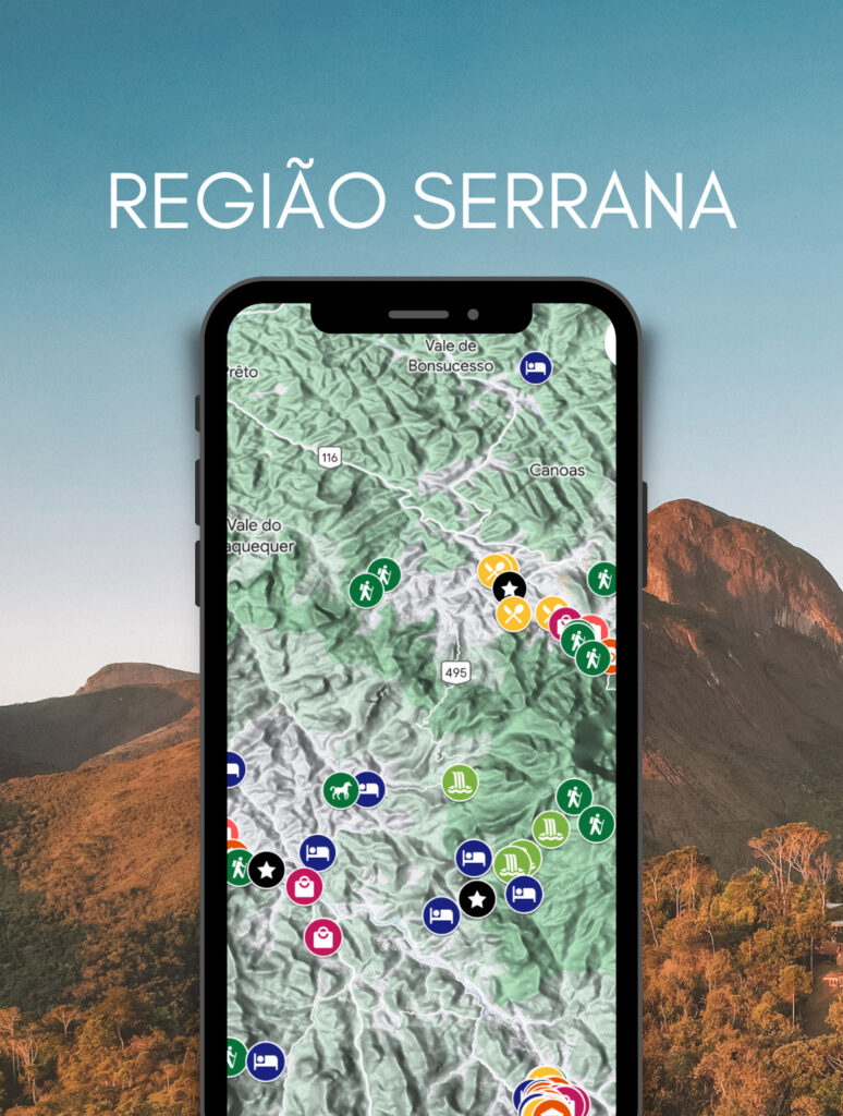 MAPA REGIÃO SERRANA