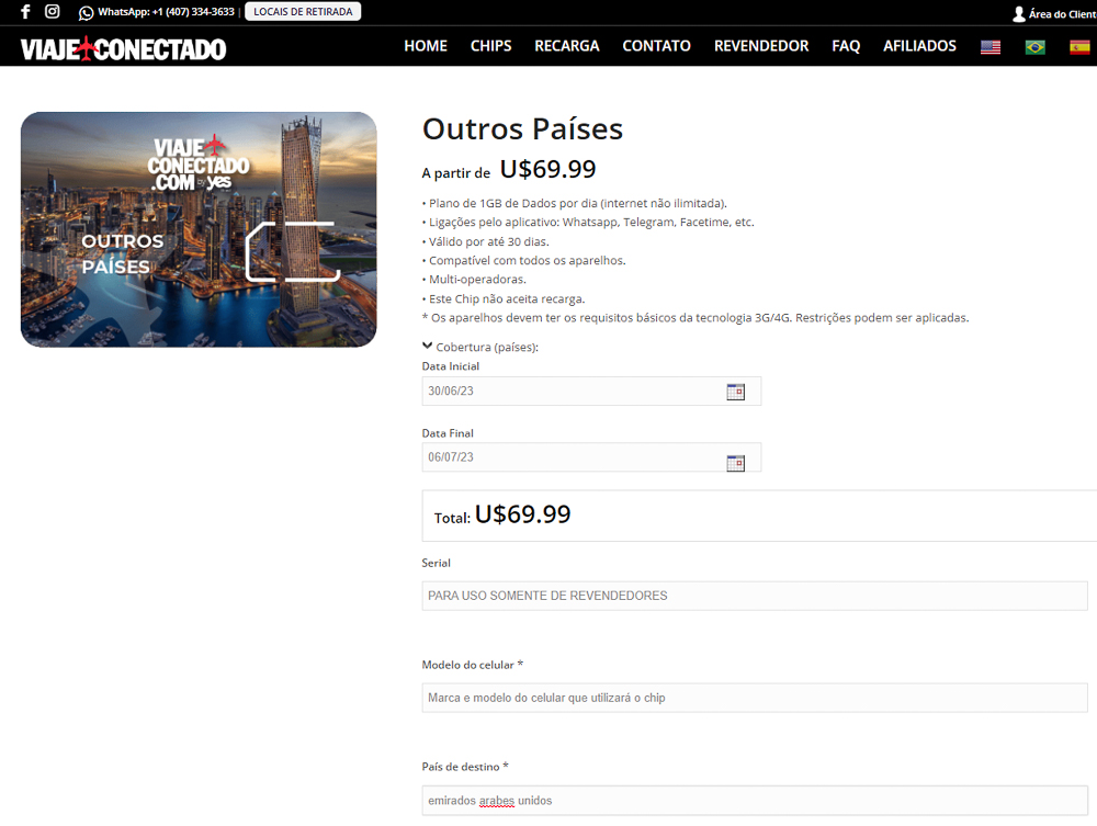 como comprar um chip no egito