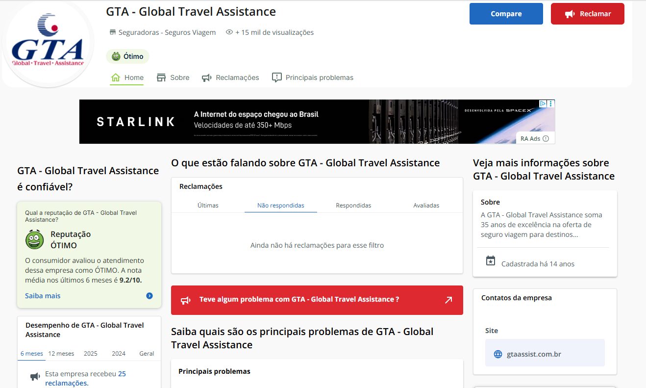 plataforma reclame aqui gta