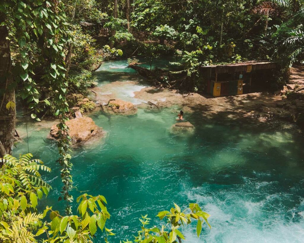 blue hole jamaica