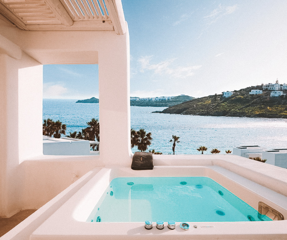 Onde ficar em Mykonos com piscina