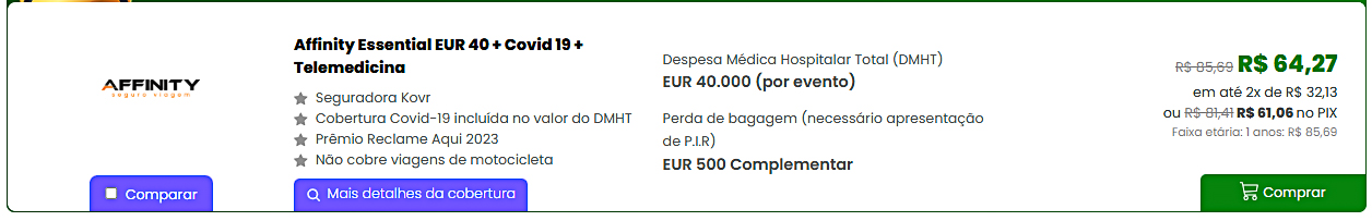 seguro viagem Hungria barato