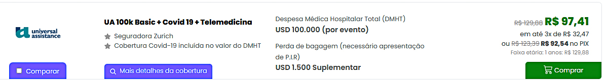 seguro Hungria desconto