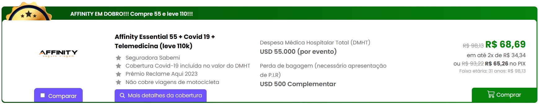 promoção seguro viagem ásia