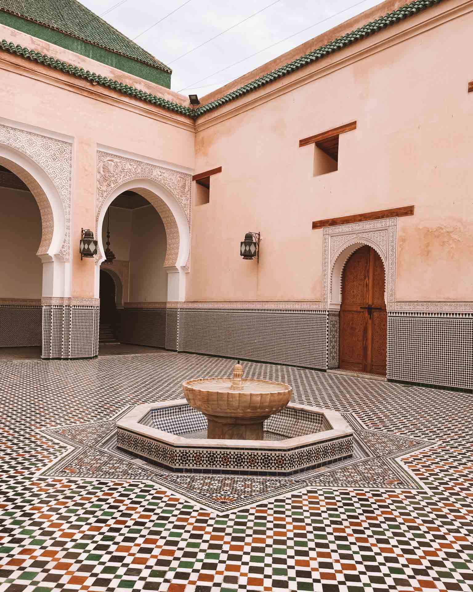 palácio em Meknes no Marrocos