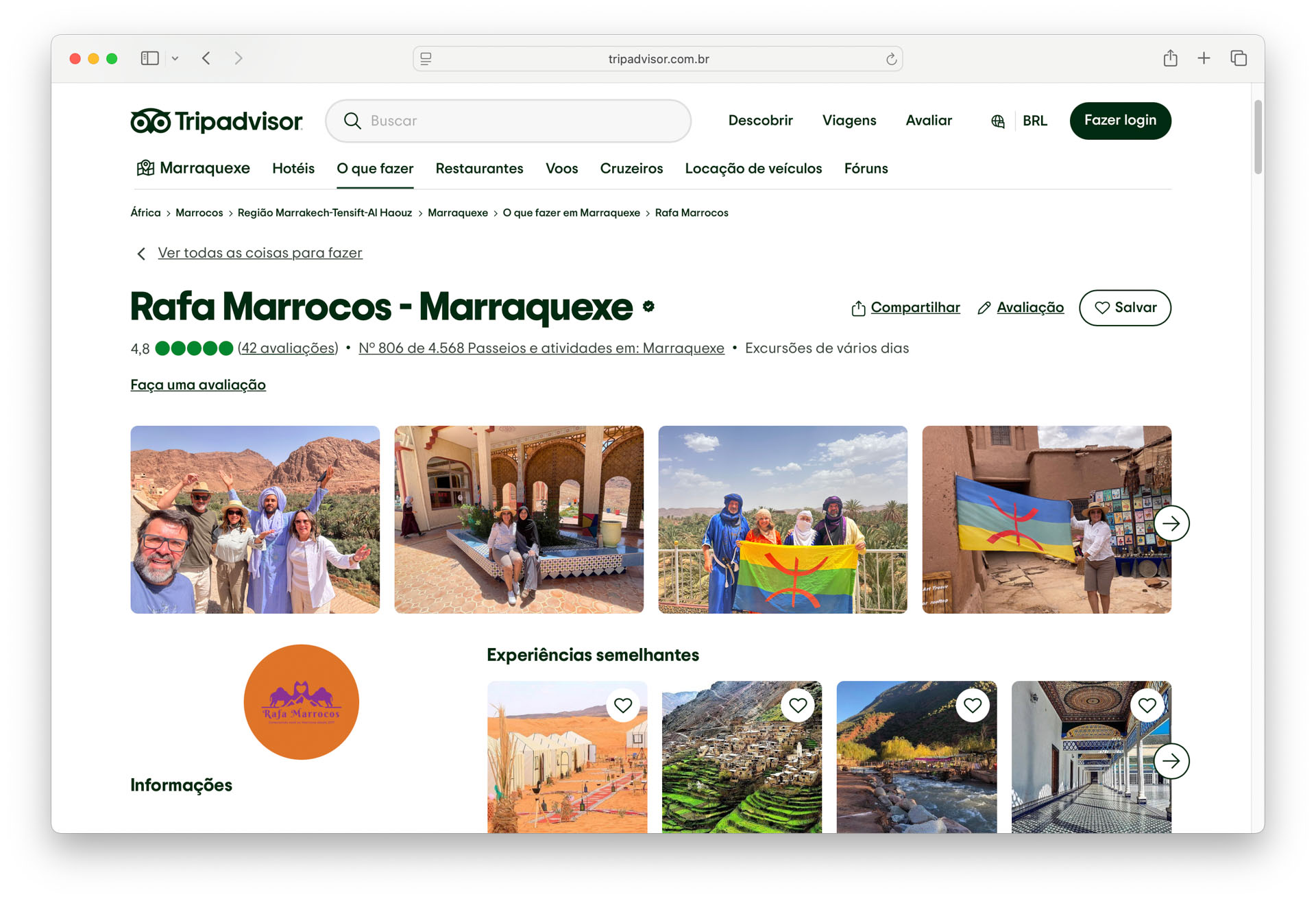 Rafa Marrocos no Tripadvisor