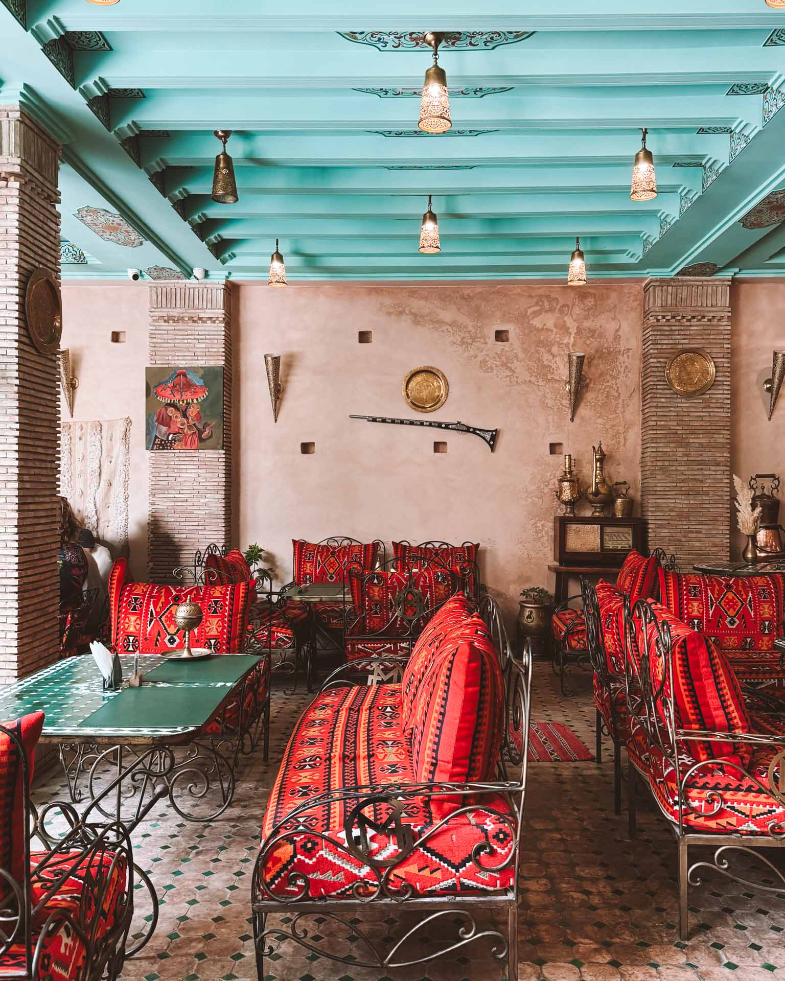 restaurante típico no marrocos