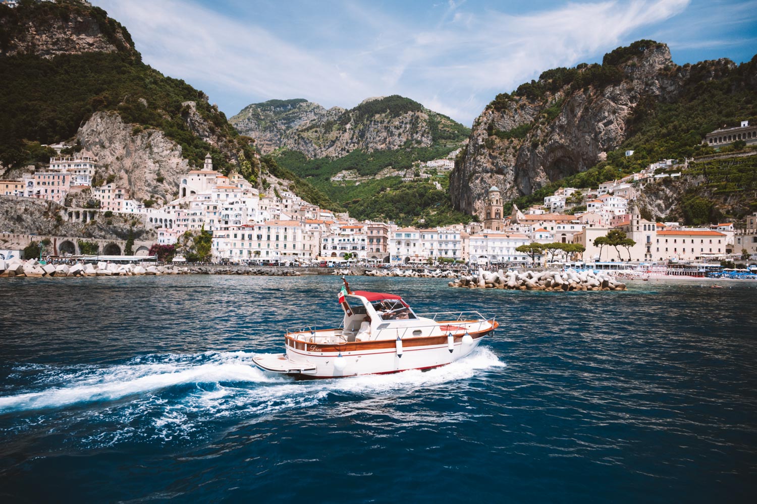 passeio de barco amalfi