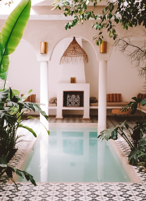 onde ficar hospedado em marrakech com piscina