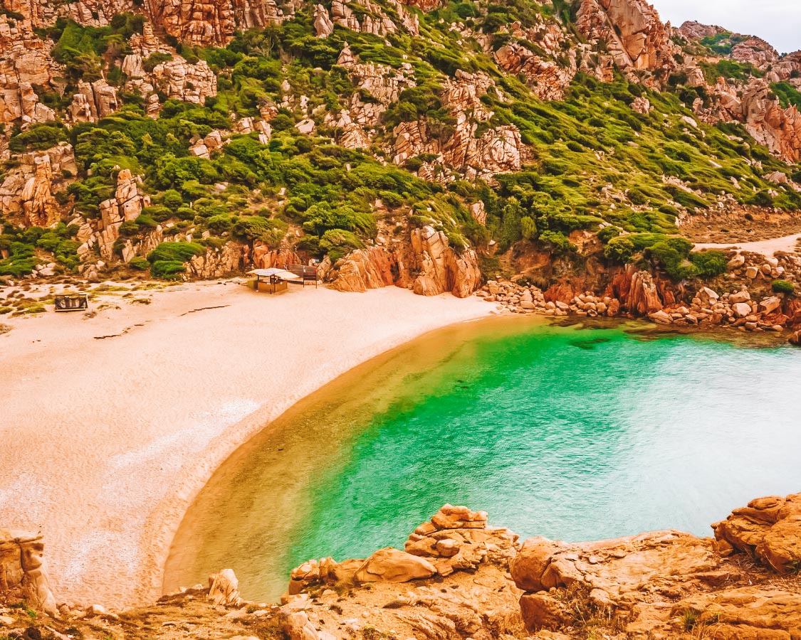 Melhores praias Sardenha mapa