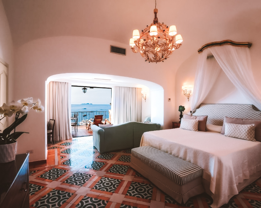 hoteis de luxo em positano