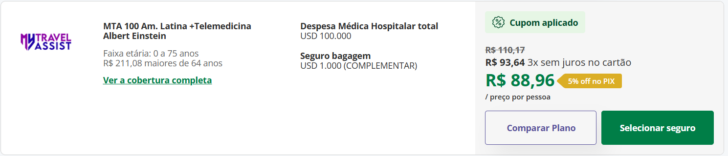 seguro viagem curaçao vale a pena