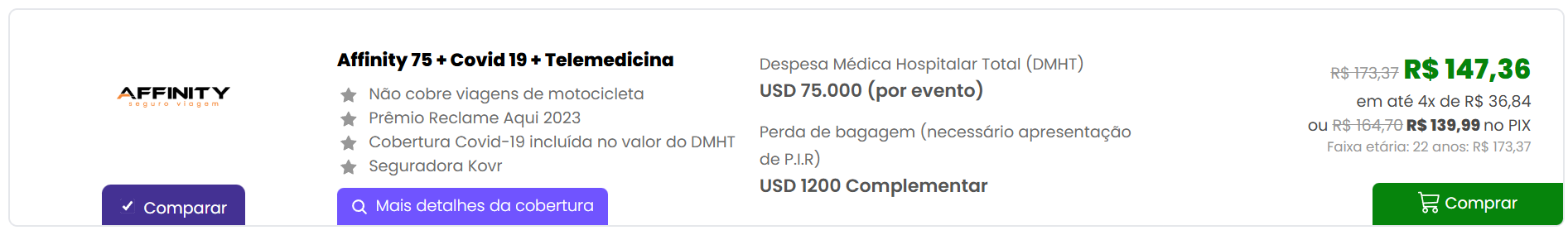 Posso viajar sem seguro viagem para Curaçao?