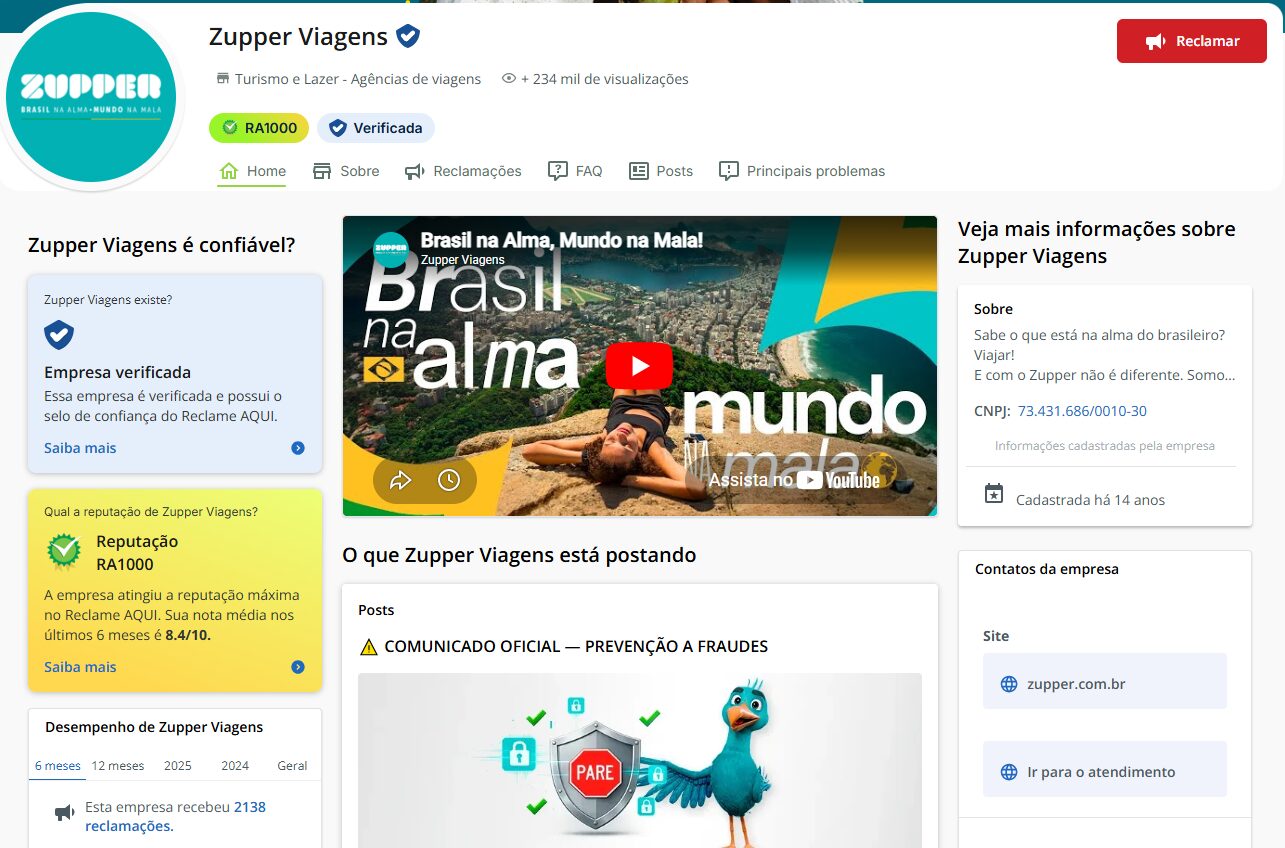 zupper é confiável reclame aqui