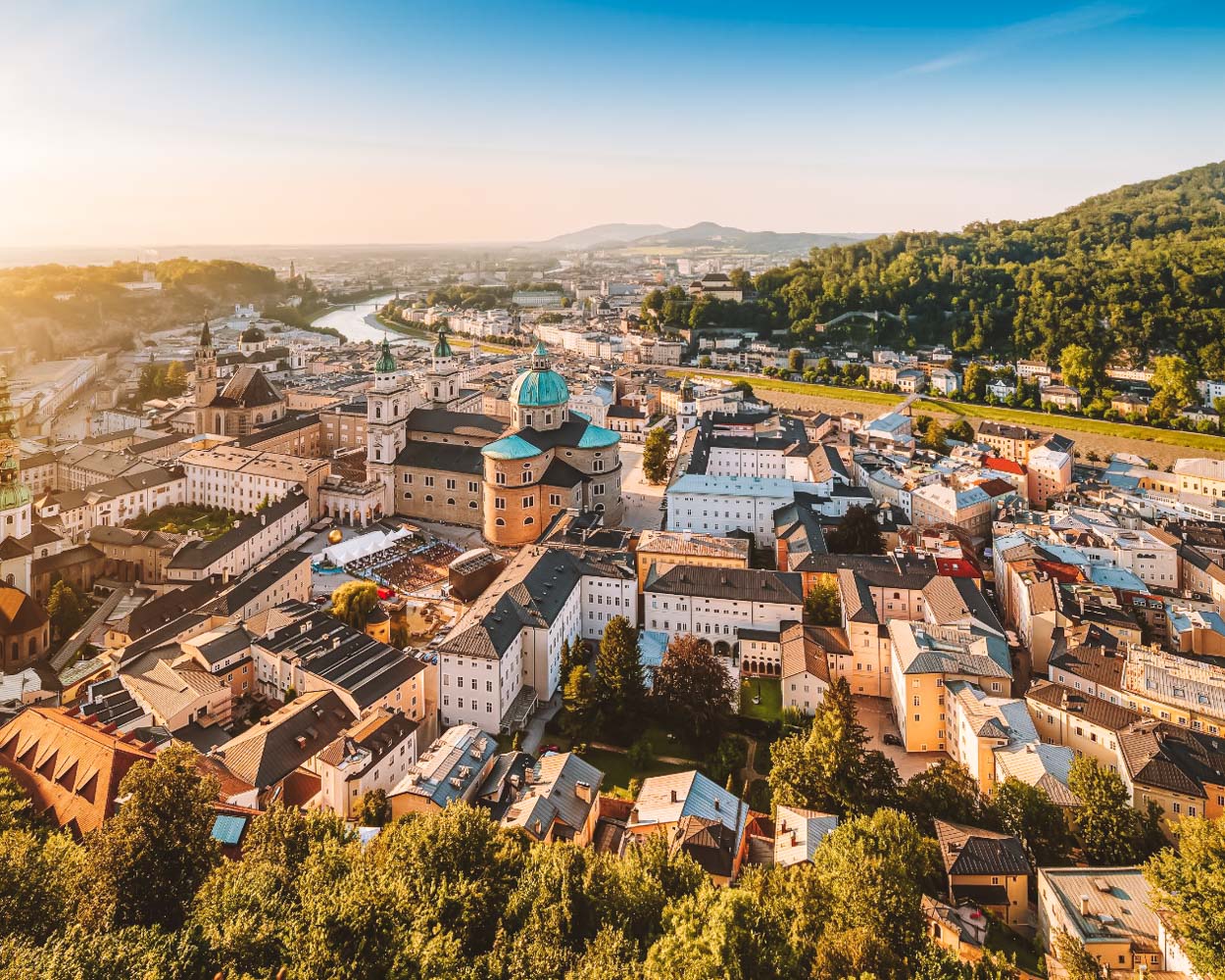 melhores bairros para se hospedar em Salzburg