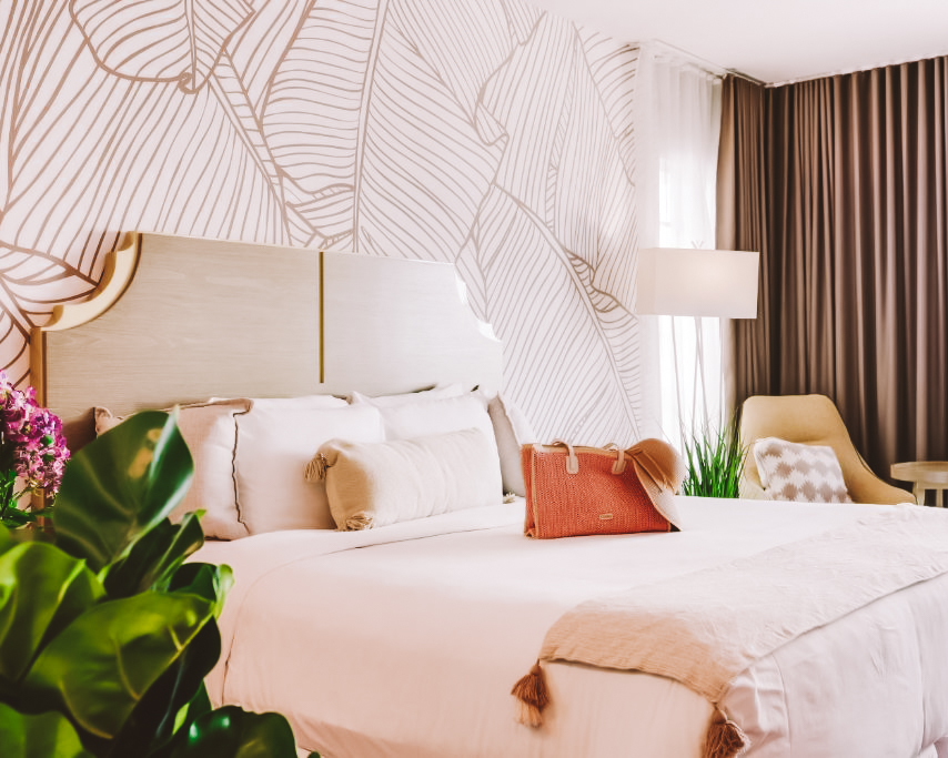 Alamo Hotel Miami Beach em edifício estilo boutique próximo ao calçadão de Mid-Beach