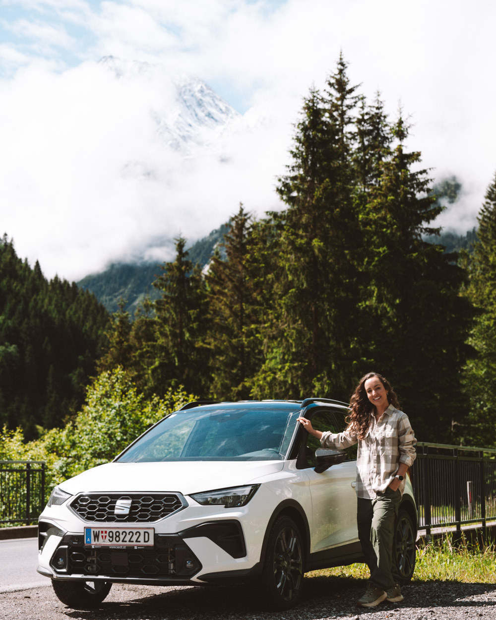 viagem de carro pelo Tirol