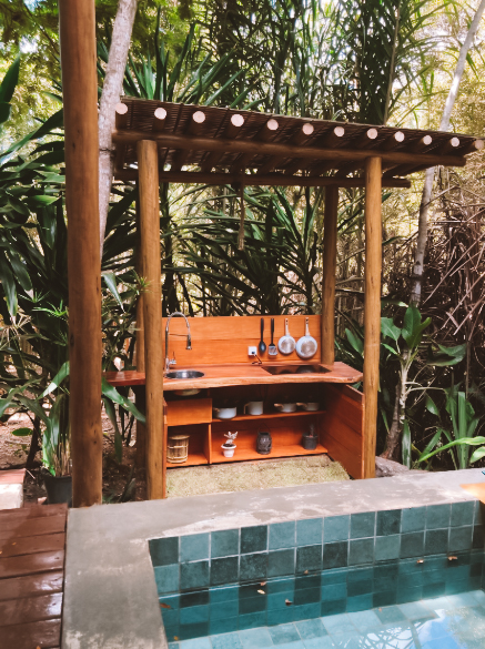 cabanas pé na areia Bahia